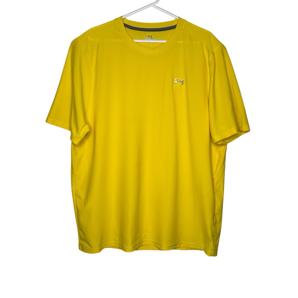 Under Armour Mens Yellow T-Shirt XL